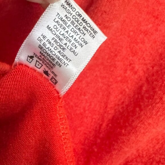 Wildfox Hearts Long Sleeve Pullover Top Sweatshirt Soft Sweater Stretch V Beck S - Picture 7 of 12